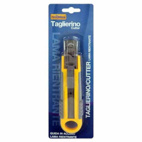 Taglierino Cutter Lama Rientrante 14Cm 11Nik014 Taglierino Cutter Lama Rientrante 14Cm 11Nik014