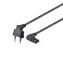 Ewent EC1917 cavo di alimentazione Nero 1,8 m CEE7 16 Accoppiatore C7