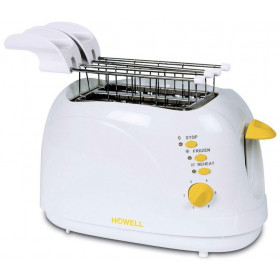Tostapane Tostiera - 2 Fetta/E Bianco 750W (Hf481) Tostapane Tostiera - 2 Fetta/E Bianco 750W (Hf481)