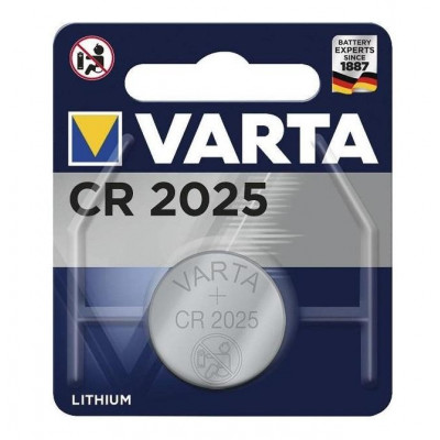 Batteria Bottone Cr2025 3V Litio - 1Pz