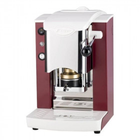 Macchina Da Caffe' A Cialde Plast Slot Inox Borgogna Abs Bianco (Siborbbasott) Macchina Da Caffe' A Cialde Plast Slot Inox Borgogna Abs Bianco (Siborbbasott)