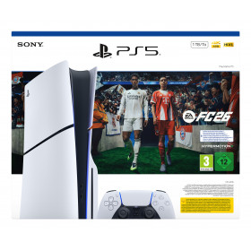 Console Playstation 5 Ps5 1Tb D-Chassis Disc Edition Bundle Ea Sport Fc 26 Sony PlayStation 5 + EA Sports FC 26 Bundle 1 TB Wi-Fi Nero, Bianco