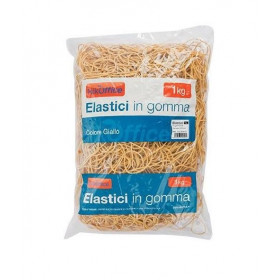 Elastici In Gomma - Conf. 1Kg. - Giallo (06Nik020)