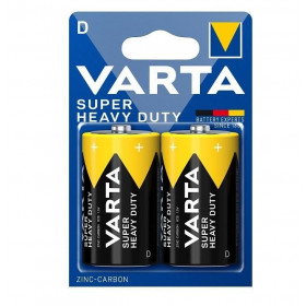 Batterie Zinco Super Heavy Duty Torcia D 1.5V 2Pz