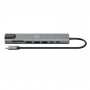 Ewent EW1146 replicatore di porte e docking station per laptop Cablato USB 3.2 Gen 1 (3.1 Gen 1) Type-C Grigio