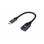 Conceptronic ABBY18B adattatore per inversione del genere dei cavi USB-C USB-A Nero