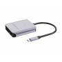 Conceptronic BIAN09G lettore di schede USB 3.2 Gen 2 Type-C Grigio