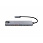 Conceptronic DONN29G replicatore di porte e docking station per laptop Cablato USB 3.2 Gen 2 (3.1 Gen 2) Type-C Grigio