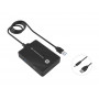 Conceptronic HUBBIES10B replicatore di porte e docking station per laptop USB 3.2 Gen 1 (3.1 Gen 1) Type-A Nero