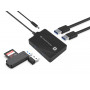 Conceptronic HUBBIES11BP replicatore di porte e docking station per laptop USB 3.2 Gen 1 (3.1 Gen 1) Type-A Nero