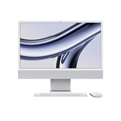 Pc Imac 23.5" 2023 All In One M3 10-Core 8Gb 512Gb Ssd Mac Os Silver (Mqrk3B/A)