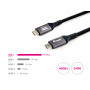 Equip 128383 Cavo USB 4 Gen 3 da C a C, M M, 2,0 m, PD3.1 240W, 8K 60Hz, 40Gbps, nero