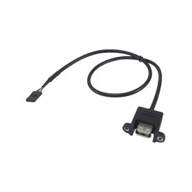 Equip 128820 Cavo interno da scheda madre USB 2.0 a 4 pin a USB-A femmina femmina