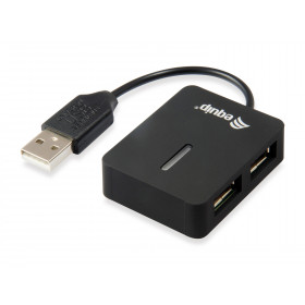 Equip 128952 hub di interfaccia USB 2.0 480 Mbit s Nero