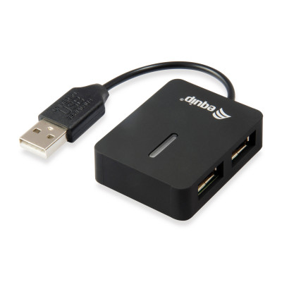 Equip 128952 hub di interfaccia USB 2.0 480 Mbit s Nero