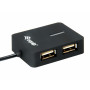 Equip 128952 hub di interfaccia USB 2.0 480 Mbit s Nero
