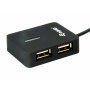 Equip 128952 hub di interfaccia USB 2.0 480 Mbit s Nero