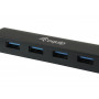 Equip 128953 hub di interfaccia USB 3.2 Gen 1 (3.1 Gen 1) Type-A 5000 Mbit s Nero