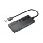 Equip 128956 hub di interfaccia USB 3.2 Gen 1 (3.1 Gen 1) Type-A 5000 Mbit s Nero