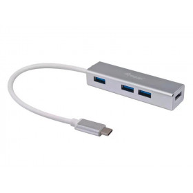 Equip 128958 hub di interfaccia USB 3.2 Gen 1 (3.1 Gen 1) Type-C 5000 Mbit s Argento