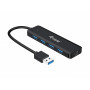 Equip 128959 hub di interfaccia USB 3.2 Gen 1 (3.1 Gen 1) Type-A 5000 Mbit s Nero