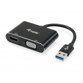 Equip Adattatore da USB 3.0 a HDMI VGA (HD15)