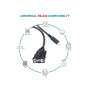Equip Cavo da USB-C a seriale (DB9), M M, 1,5 m