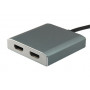 Equip 133464 adattatore grafico USB 4096 x 2160 Pixel Grigio