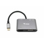 Equip Adattatore multifunzione USB-C 5 in 1, HDMI, VGA (HD15), PD 100W, USB3.0, AUX