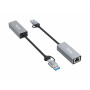 Equip Adattatore di rete da USB-C a 2,5 Gigabit Ethernet (USB-C+A)