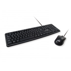 Equip 245200 tastiera Mouse incluso Ufficio USB QWERTZ Tedesco Nero