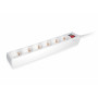 Equip 245552 prolunghe e multiple 1,5 m 6 presa(e) AC Interno Bianco