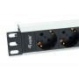 Equip 333311 unità di distribuzione dell'energia (PDU) 4 presa(e) AC 1U Nero, Argento