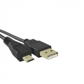 Qoltec USB adapter A male | Micro USB B male | 0.1m