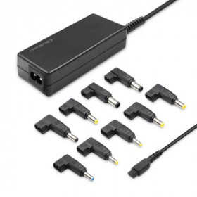 Qoltec Universal power adapter for laptop 65W | Automatic | MultiPlug | 9 plugs | +power cable