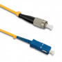 Qoltec Patchcord fiber optic FC/UPC - SC/UPC | Singlemode | 9/125 | G652D | Simplex | 2m