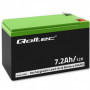 Qoltec AGM battery | 12V | 7.2 Ah | Maintenance-free | Efficient| LongLife | for UPS, security