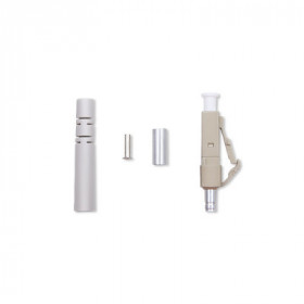 Qoltec LC fiber optic connector | Multimode | 3.0mm | Mounting set | 200pcs.