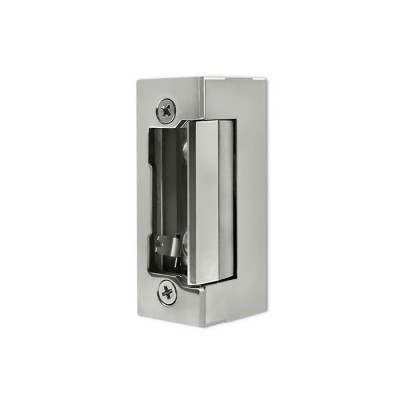 Qoltec Electric strike With lock and memory | 12V | Stainless steel