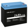Qoltec LiFePO4 lithium iron phosphate battery | 12.8V | 24Ah | 307.2Wh | BMS