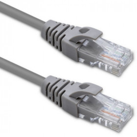 Qoltec Cable Patchcord UTP | CAT5e | 2 x RJ-45 | 1m | High speed | Gold