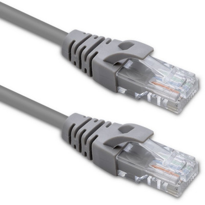 Qoltec Cable Patchcord UTP | CAT5e | 2 x RJ-45 | 1m | High speed | Gold