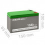 Qoltec AGM battery | 12V | 10Ah | Maintenance-free | Efficient| LongLife | for UPS, security