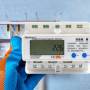 Qoltec Three-phase electronic meter | DIN rail energy consumption meter | 400V | LCD | Wi-fi