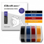 Qoltec Set of 4 3D Tapes for DYMO Omega extruder | 9mm*3m | 4 colors | self-adhesive