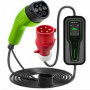 Qoltec Mobile EV charger with adjustable 2in1 Type2 | 11kW | LCD | 3 phase | Portable | Wallbox | 5m