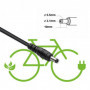 Qoltec Fast Charger for e-bike, electric scooter 36V | 42V | 2A | 5.5*2.1 | water resistant + power cable