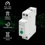 Qoltec Wi-fi DIN rail relay with electricity meter 63A| eWeLink by Sonoff | Wi-Fi | LED