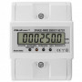 Qoltec Three-phase electronic meter | DIN rail energy consumption meter | 400V | 100A | LCD | 4P