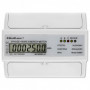 Qoltec Three-phase Bidirectional Electronic Meter | DIN Rail Energy Meter | 400V | 100A | LCD | 4P